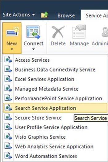 search service application